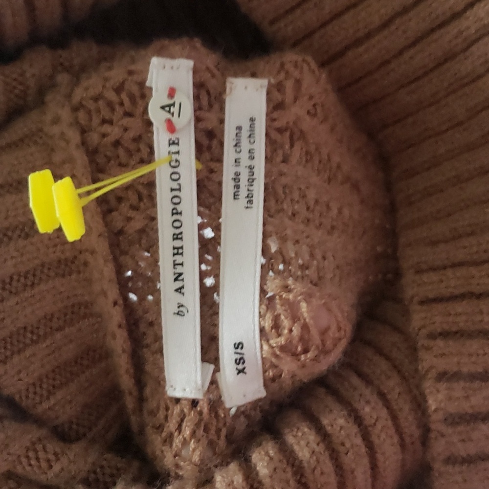 Anthropologie Kali Poncho Turtleneck Sweater SzXS/S - Picture 10 of 10